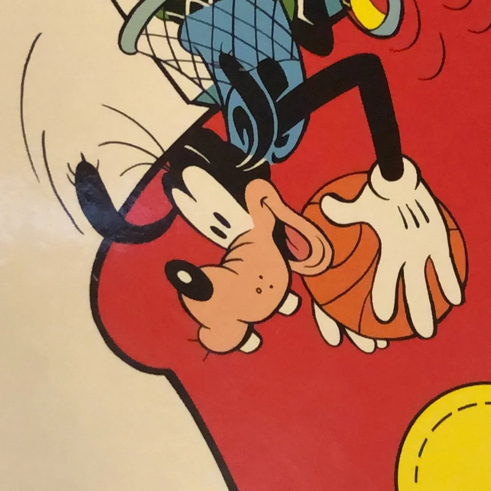 Old WALT DISNEY MICKEY MOUSE CLOCK BOOK Walt Disney Goofy Shoelace Book